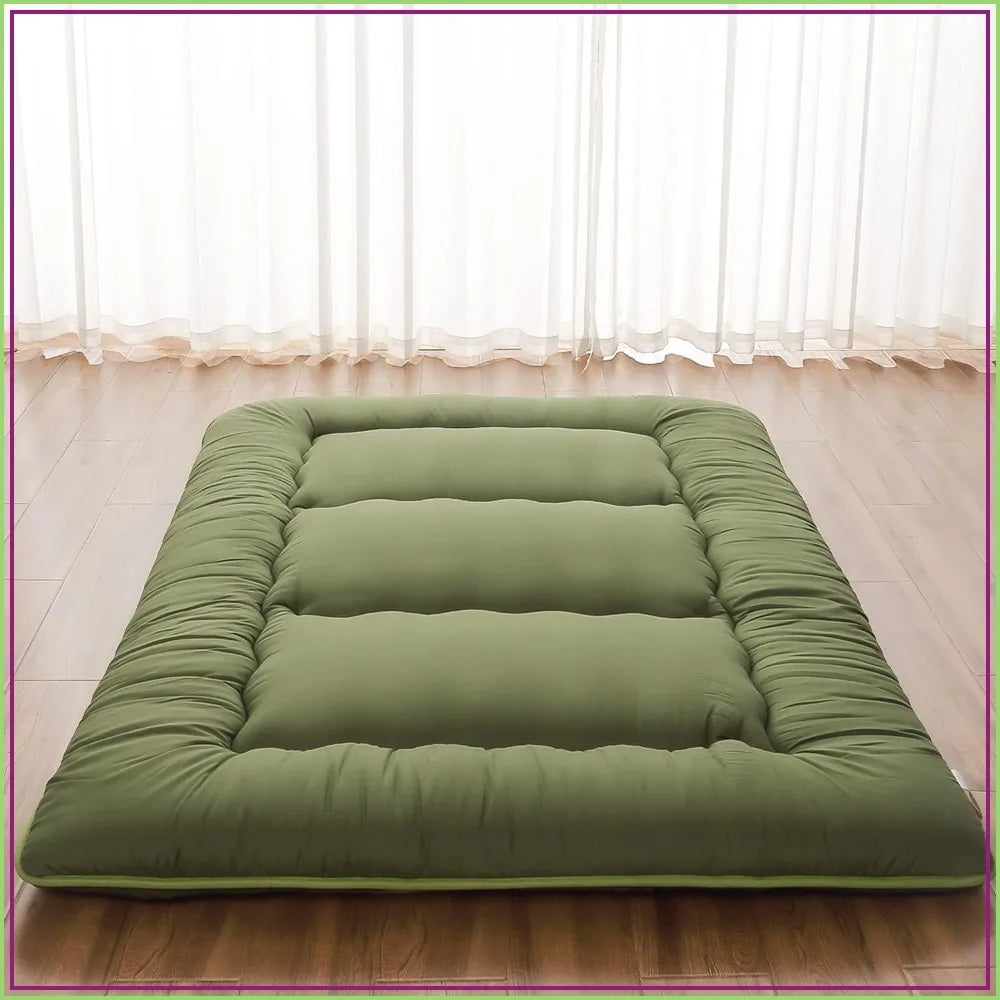 Japanese Floor Mattress With Washable Cover Tatami Mat For Camping