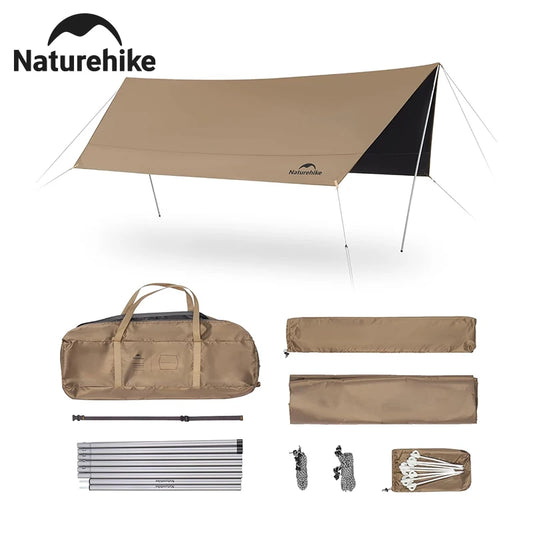 Naturehike Large Waterproof Canopy Sun Shelter UPF2000 Family Tent