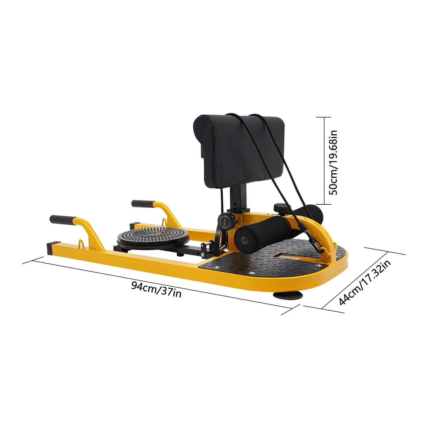 Deep Squat Machine With Adjustable Back Support And Leg Hook