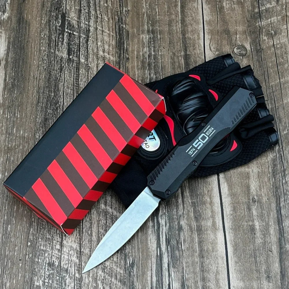 DIY Supplies KS 9000 Folding Pocket Knife D2 Steel Blade Aluminum Handle
