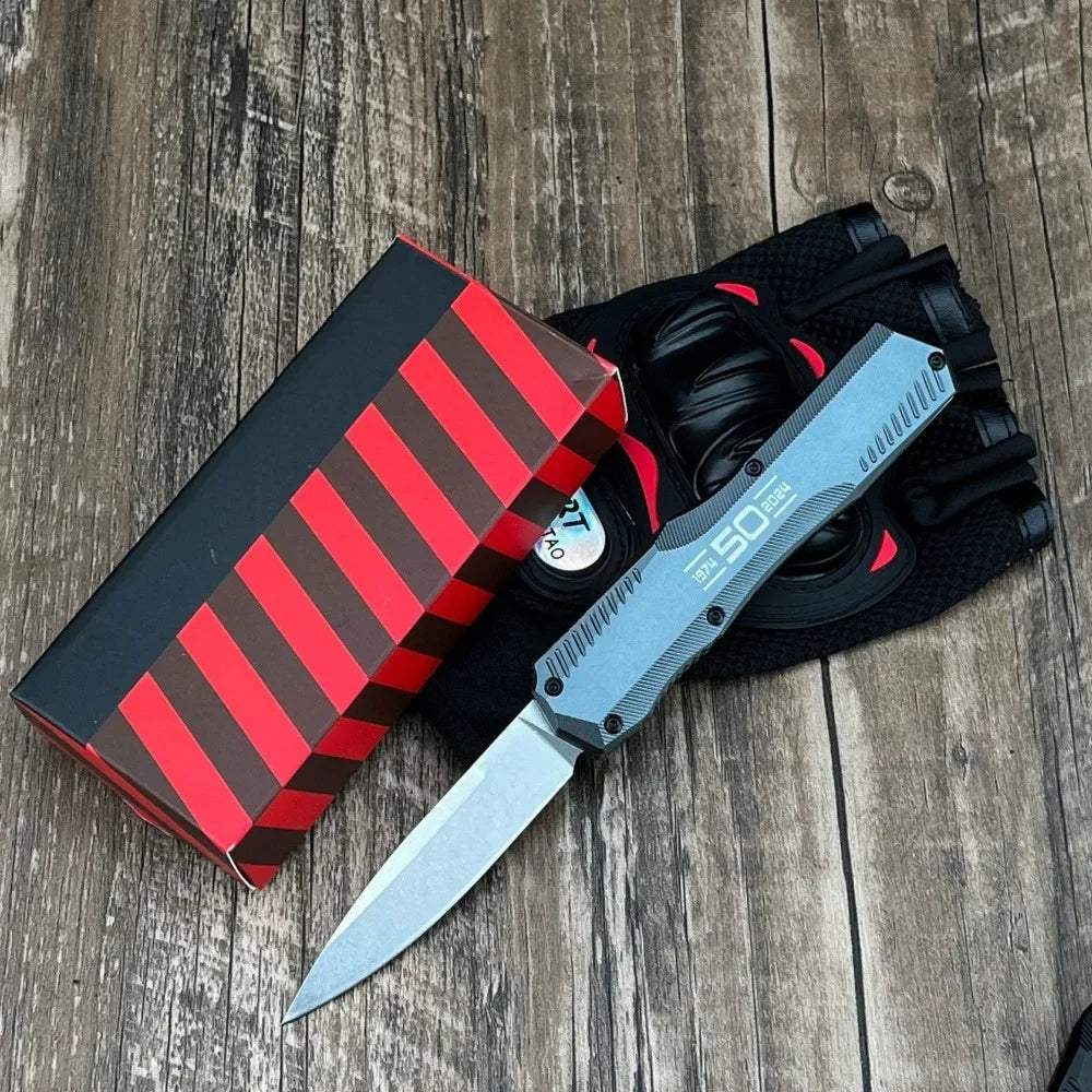DIY Supplies KS 9000 Folding Pocket Knife D2 Steel Blade Aluminum Handle