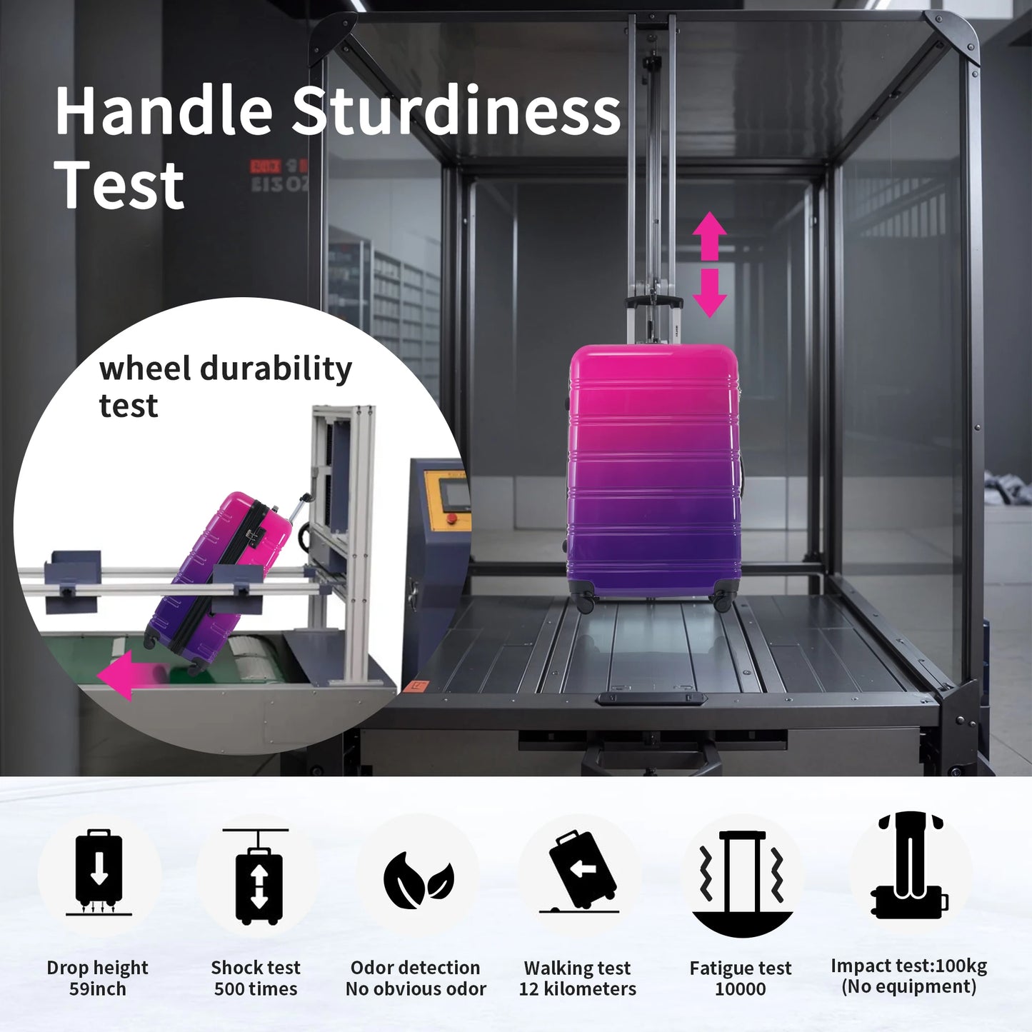 Hardside Luggage Set Expandable TSA Lock Spinner Wheels Lightweight