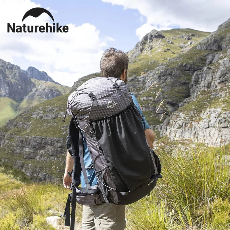 Naturehike Rock Outdoor Backpack For Hiking With Rain Cover