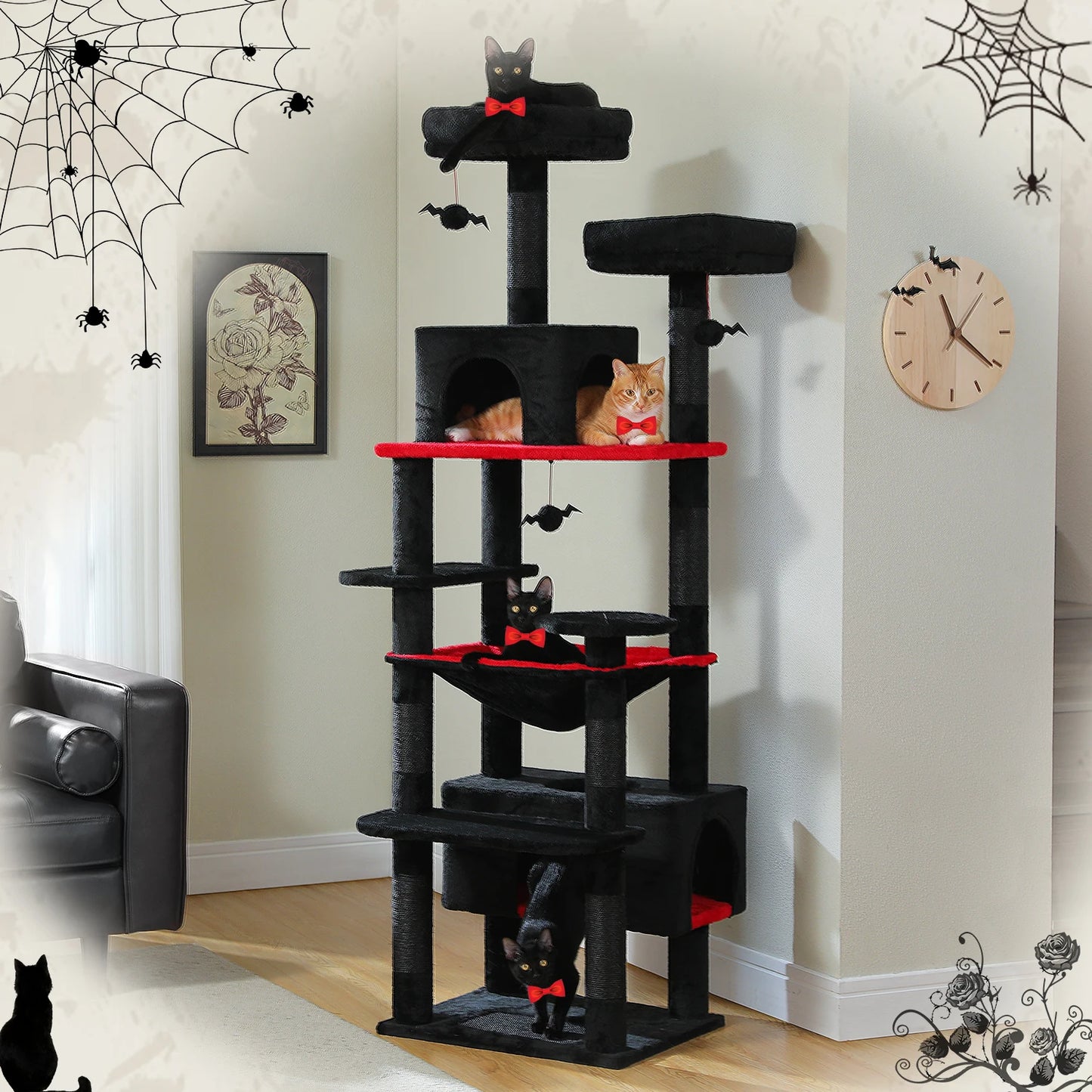 PAWZ Road Large Cat Tree And Indoor Tower Scratching Posts
