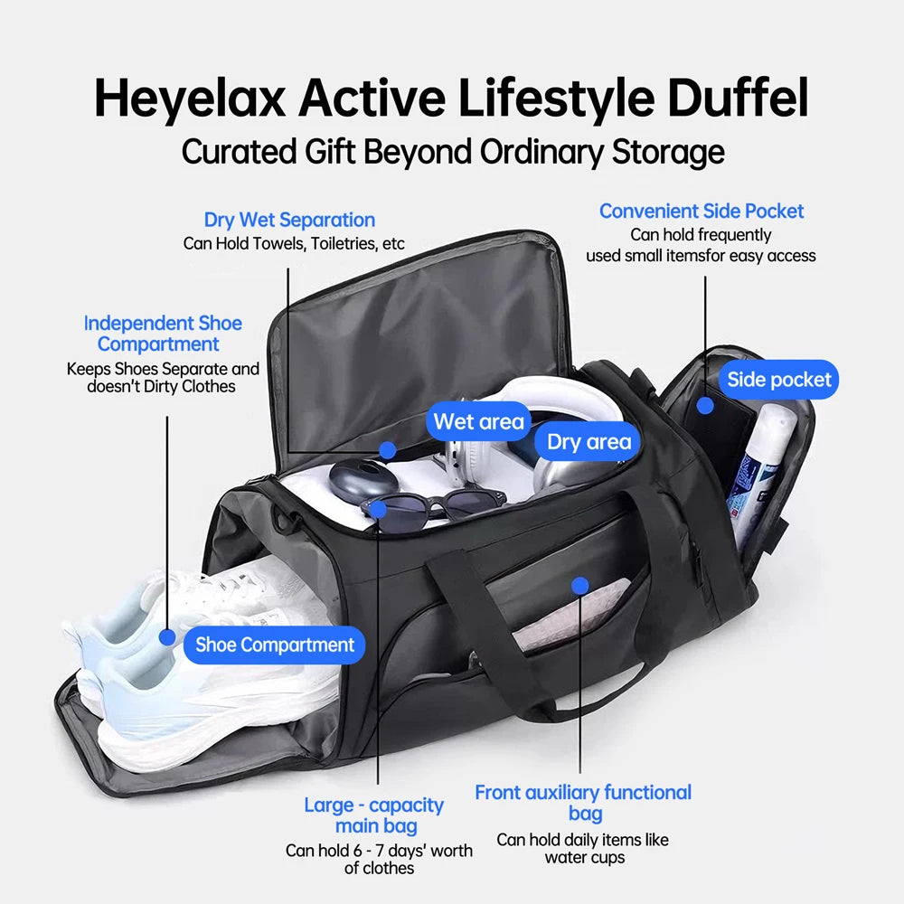 Heyelax Leg Compression Massager for Circulation and Recovery