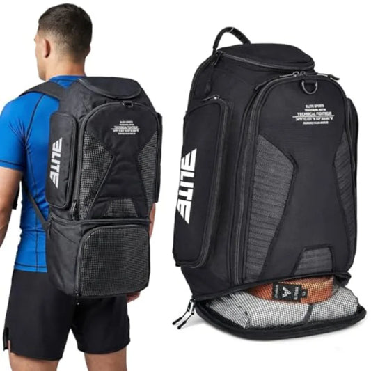 Expandable Jiu Jitsu Gym Duffel Backpack For MMA And BJJ