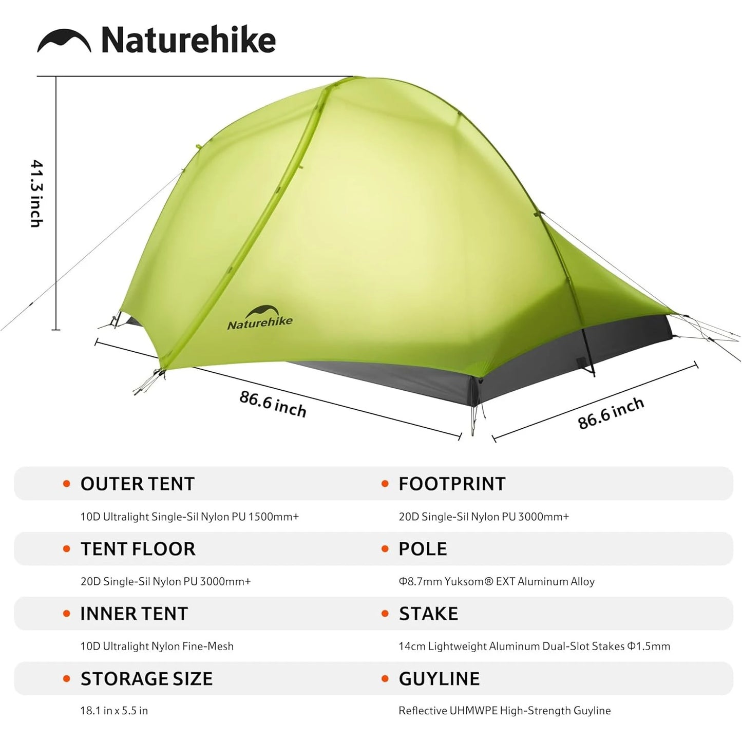 Naturehike Star Trail Ext Hiking Tent Ultralight Outdoor Shelter