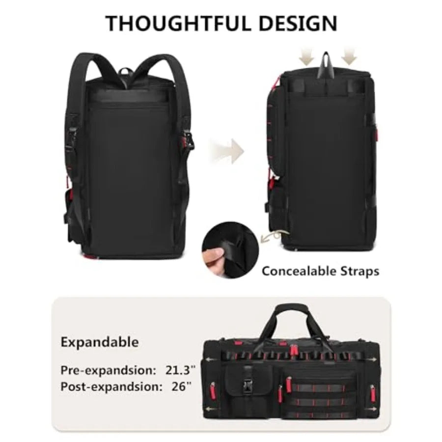 Unisex Gym Duffle Bag With Shoe Compartment And Laptop Sleeve